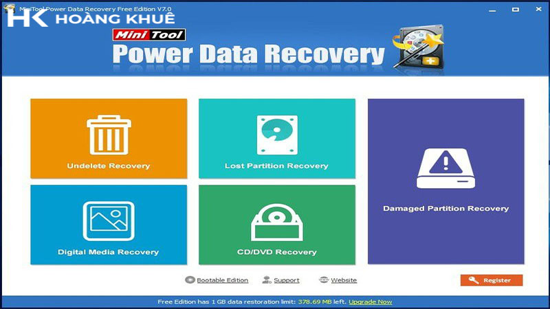 MiniTool Power Data Recovery là một công cụ mạnh mẽ để bạn khôi phục dữ liệu đã mất