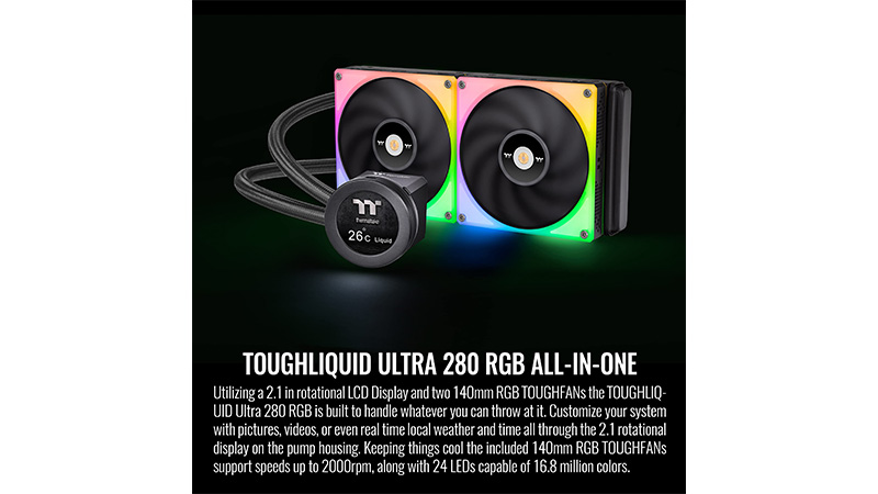 Thermaltake TOUGHLIQUID Ultra 280 RGB