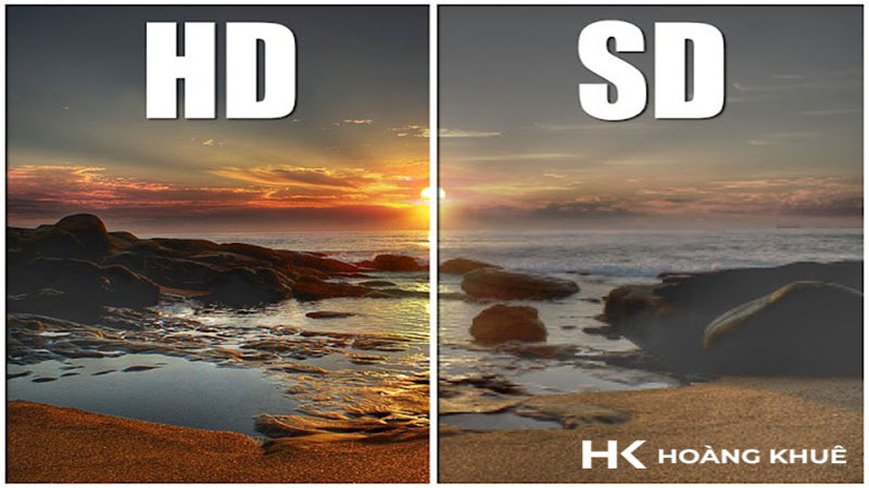 So sánh độ phân giải màn hình SD-HD