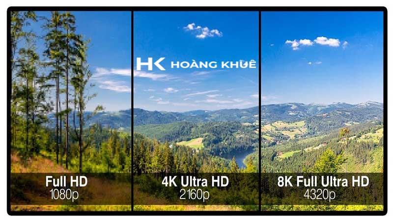 So sánh độ phần giải màn hình FHD-2K-4K