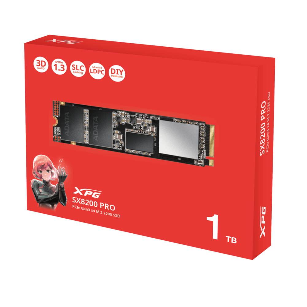 ADATA XPG SX8200 Pro NVMe PCIe Gen3x4 1TB